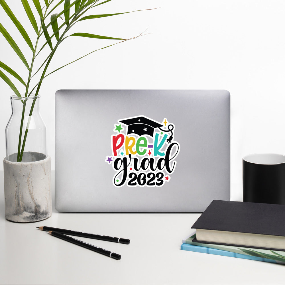 2023 Pre-K Grad Bubble-free stickers